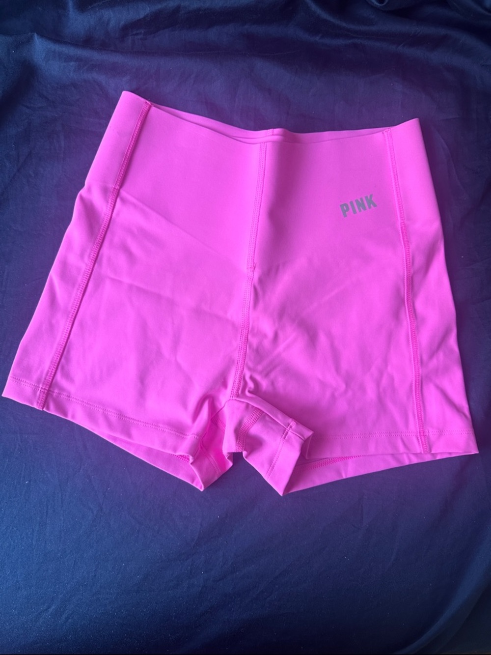 PINK Victoria's Secret Neon Pink Bike Shorts— worn once